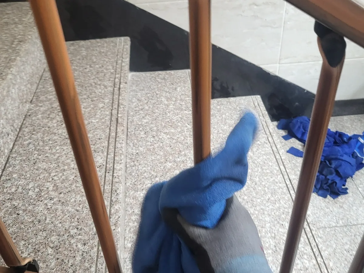 안성시 신건지동 건물 난간·손잡이 위생청소 사례 - 행진크린